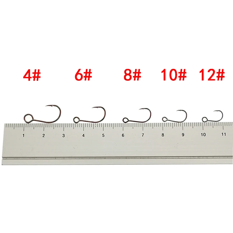 12pcs/lot Size 4#-12# for Fish - Fishing Hook Assortment 评论和价格