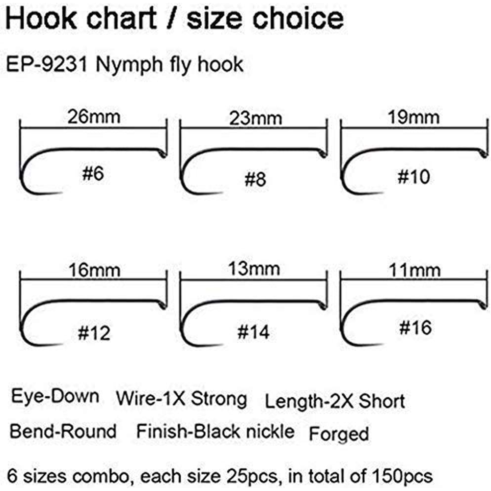 Aventik Eupheng 100PCS Competi - Fishing Hook Barbless 评论和价格