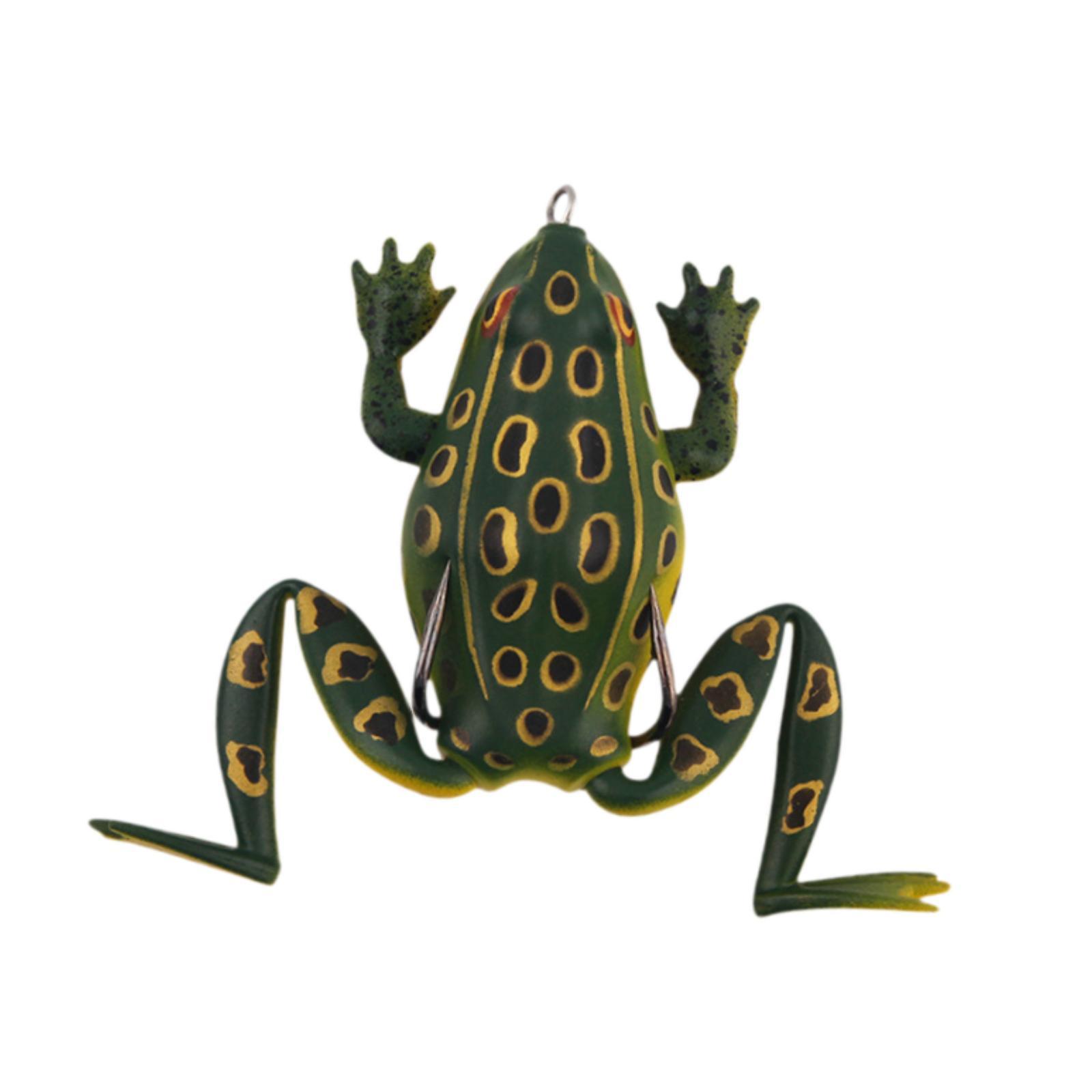 Fishing Frog Lure Soft Vinyl R - Fishing Hook Weedless 评论和价格